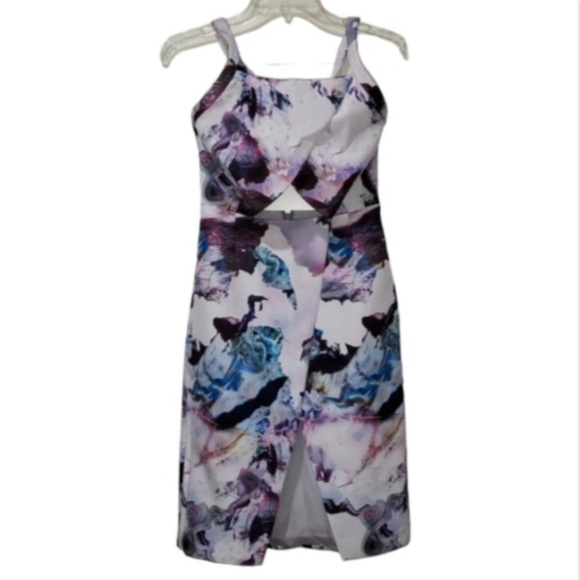 NWOT Stylestalker Floral, Bridal, Prom Open Front Open Back Formal Dress - Picture 1 of 7